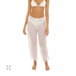 BECCA White Coverup Women's Pants